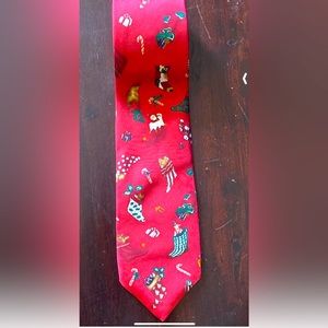Noel Christmas tie. Be Ready for all your holiday parties! 100% Silk 🇺🇸 made